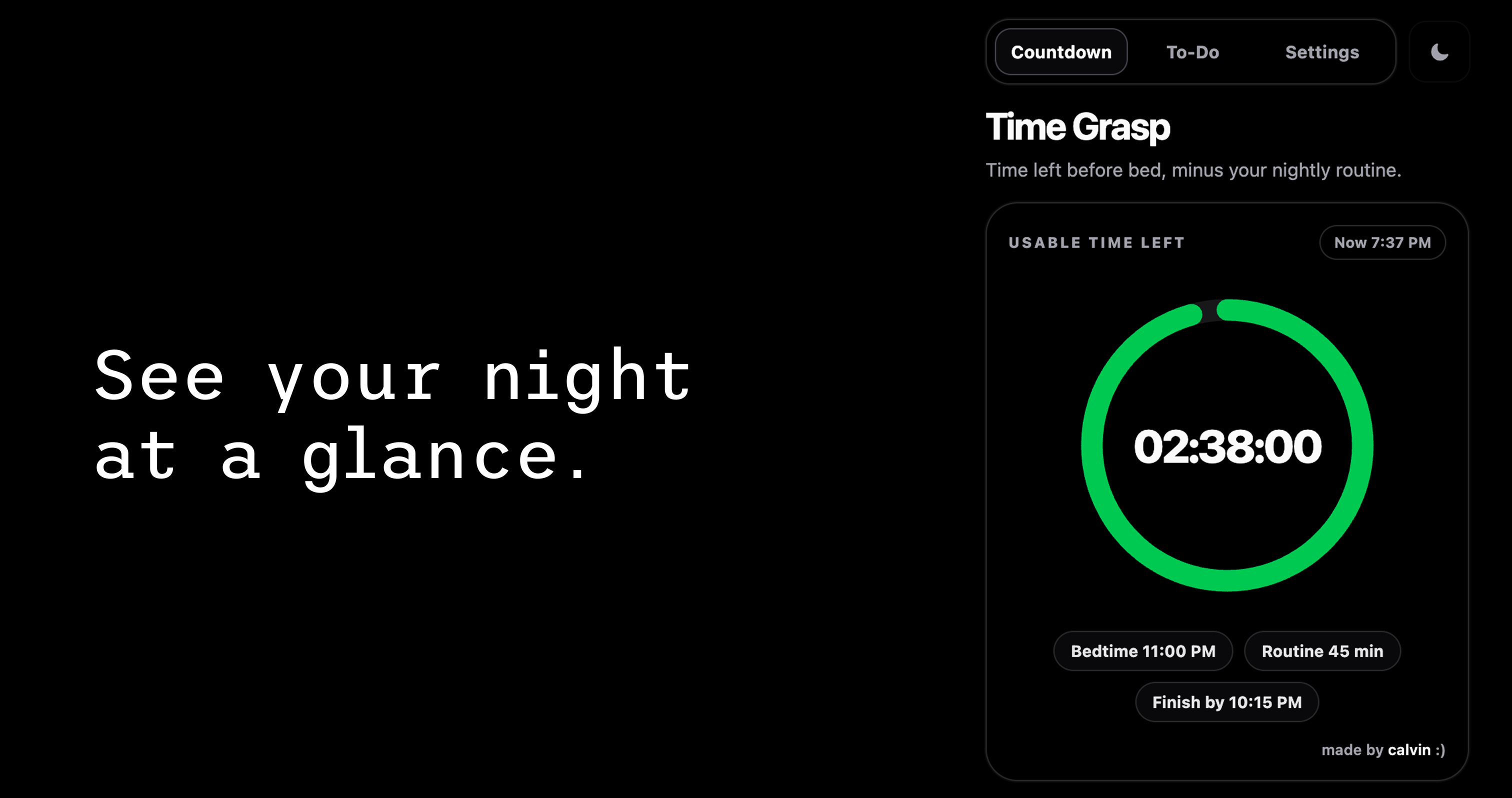 time grasp screenshot