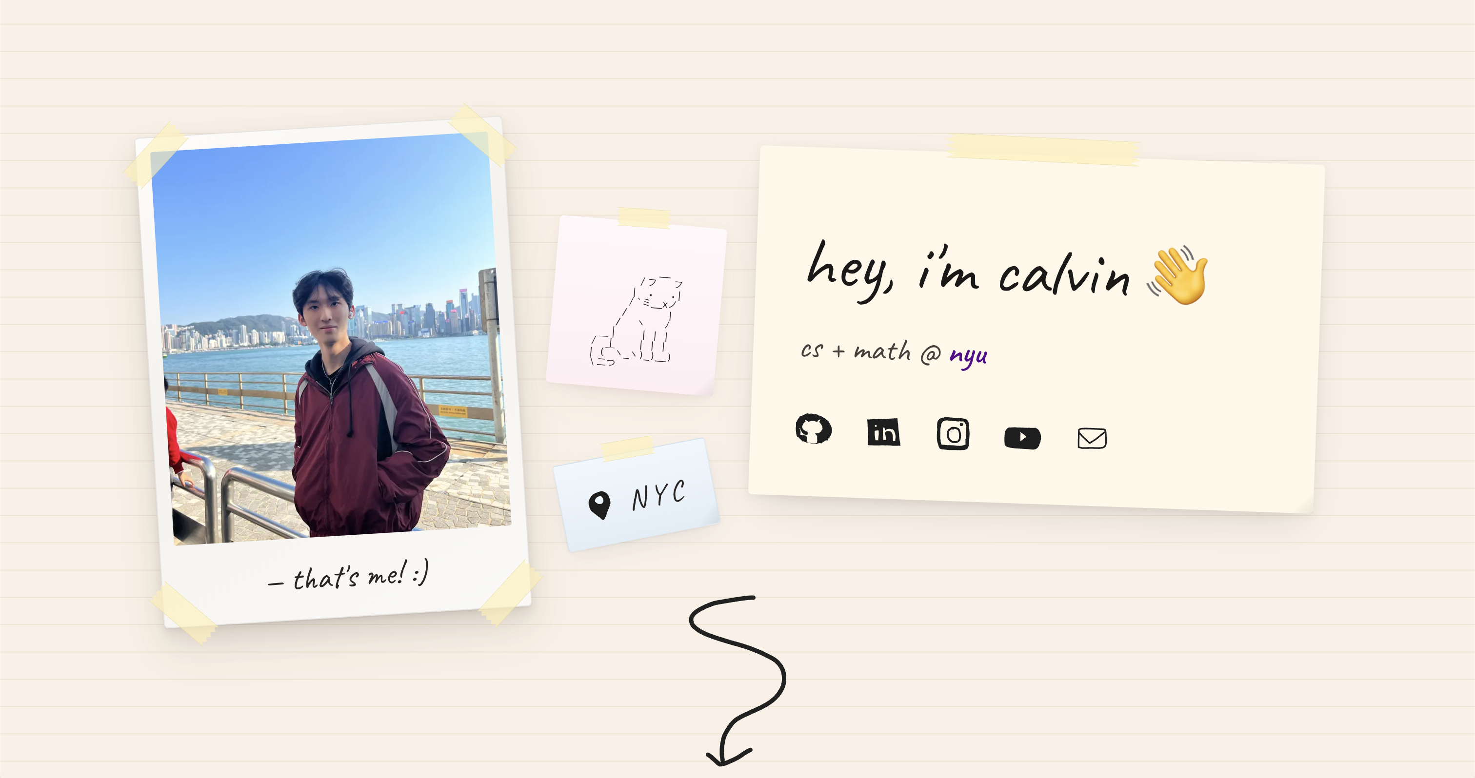 personal portfolio site screenshot