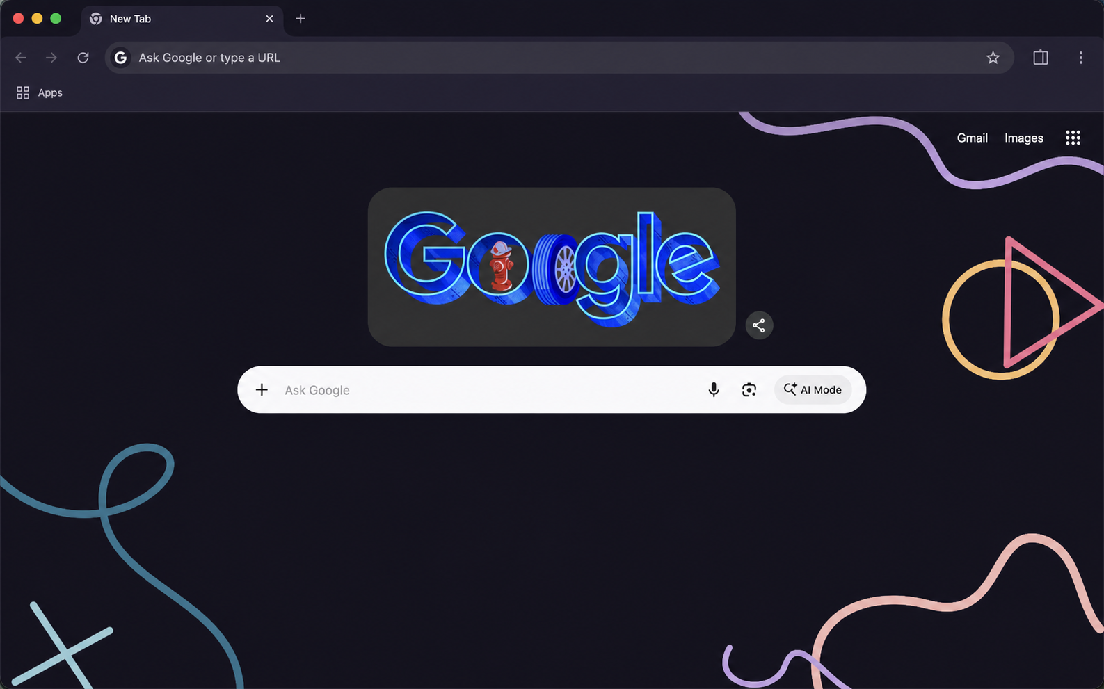 rosé pine chrome theme screenshot